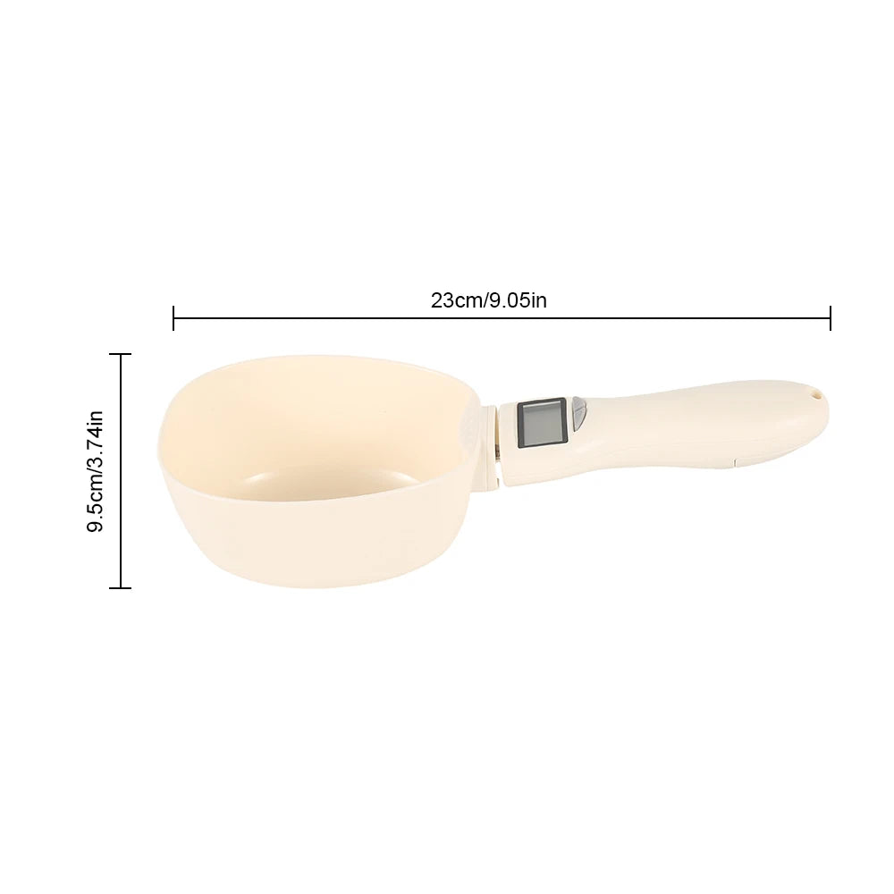 Pet Food Measuring Scoop Electronic Measuring Tool Dog Cat Food Measuring Cup Digital Spoon Scale Pet Food Scale LED Display New