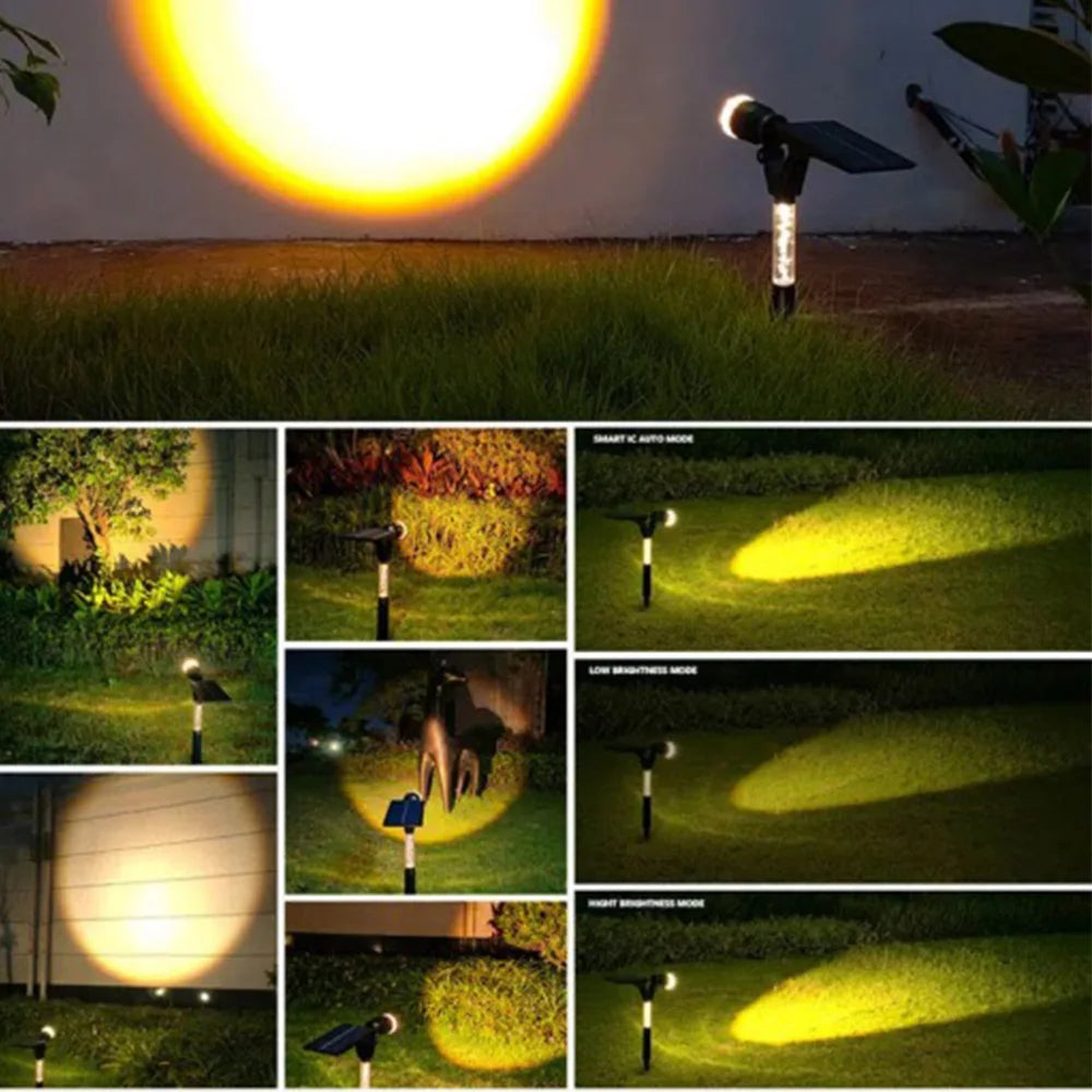 Solar LED Light Solar Landscape SpotLights Outdoor Garden Light Outdoor IP65 Waterproof Solar Power Light Wall Light