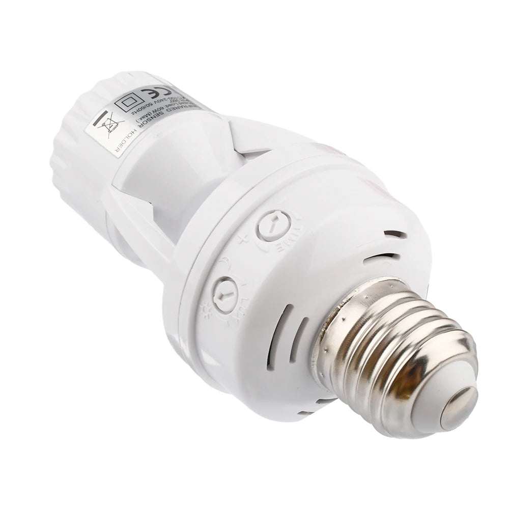 Motion Sensor Light Socket Smart Sensor Light Switch LED PIR Infrared Motion Sensor Detection E27 Light Bulb Auto Light Control