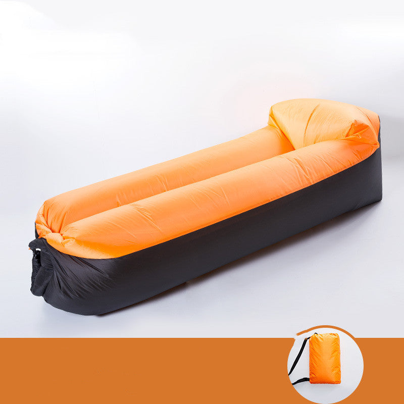 Camping Air Folding Lunch Break Net Celebrity Inflatable Pump Mattress Lazy Sofa Recliner Single Portable Outdoor