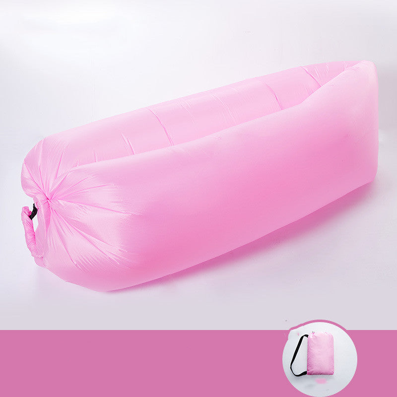 Camping Air Folding Lunch Break Net Celebrity Inflatable Pump Mattress Lazy Sofa Recliner Single Portable Outdoor