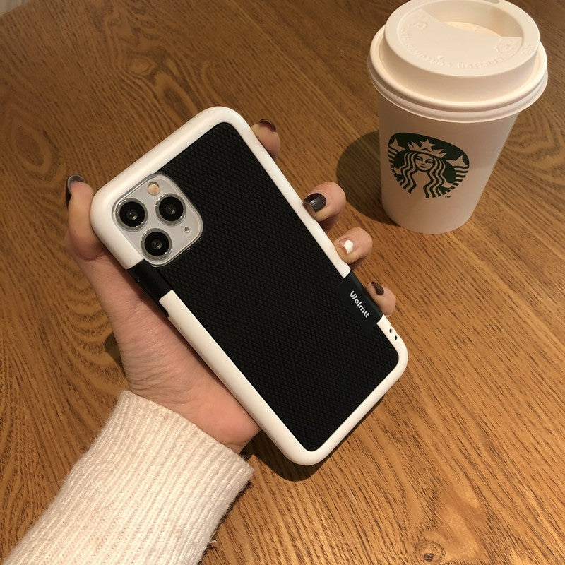 Contrasting color mobile phone case personality trend Apple