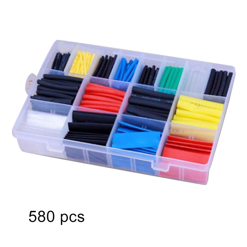 SBlack And White Silicone Heat Shrinkable Tube Insulation Sleeve Set Wire Sleeve
