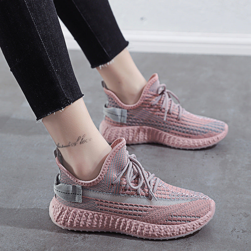 Breathable mesh flying shoes