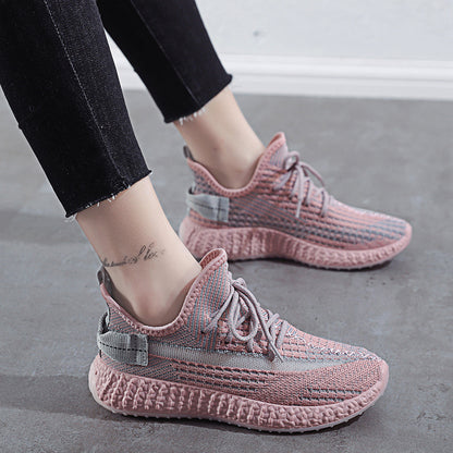 Breathable mesh flying shoes