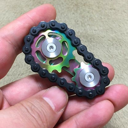Chain - toothed flywheel finger top