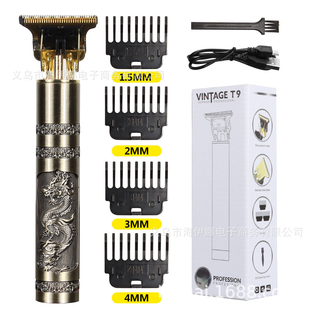 Self-Service Hair Clipper Dog Hair Clipper Children T9 Hair Clipper Buddha Head Dragon And Phoenix Electric Hair Cutter