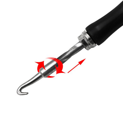 Semi-automatic steel hook