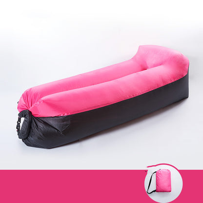 Camping Air Folding Lunch Break Net Celebrity Inflatable Pump Mattress Lazy Sofa Recliner Single Portable Outdoor