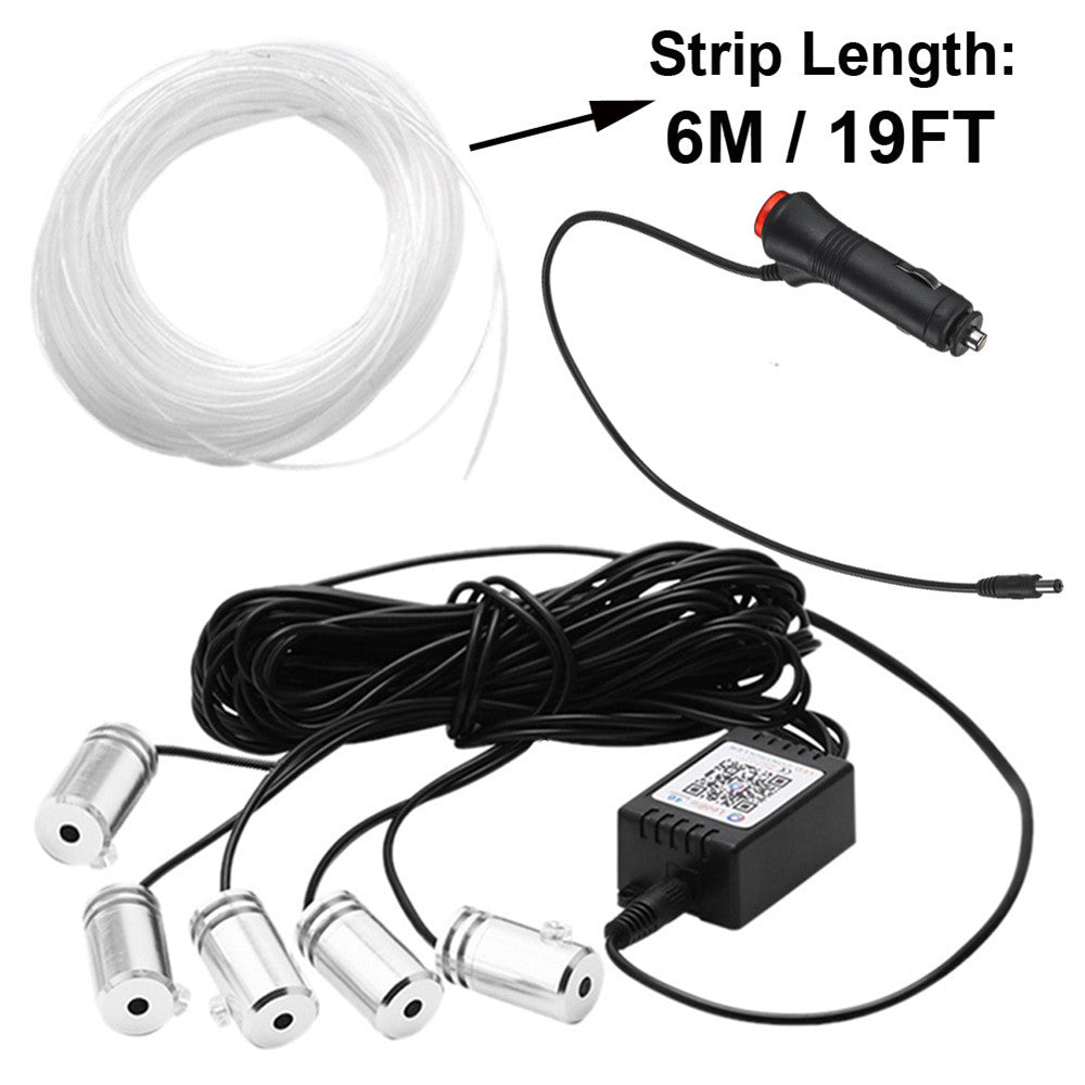 Cold light guide atmosphere lamp