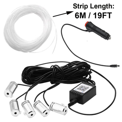 Cold light guide atmosphere lamp