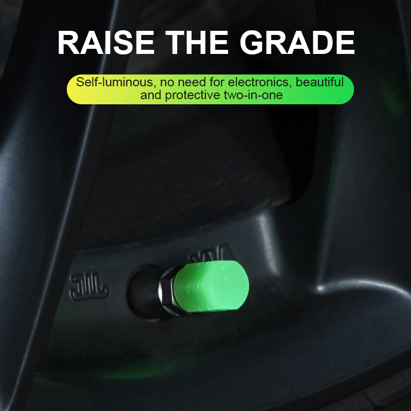 Electric Vehicle Vacuum Tire Valve Luminous Core Cover