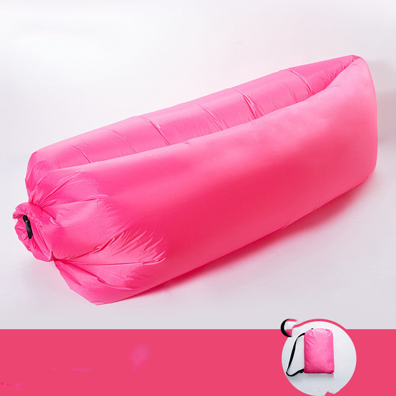 Camping Air Folding Lunch Break Net Celebrity Inflatable Pump Mattress Lazy Sofa Recliner Single Portable Outdoor