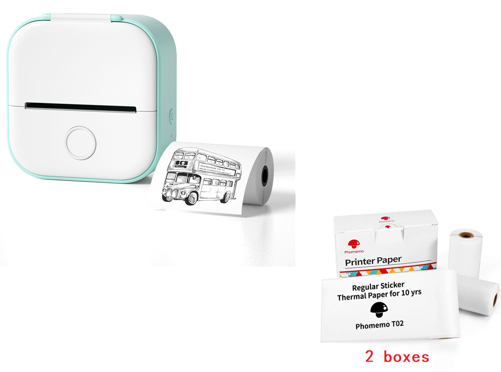 Portable Mini Thermal Label Printer