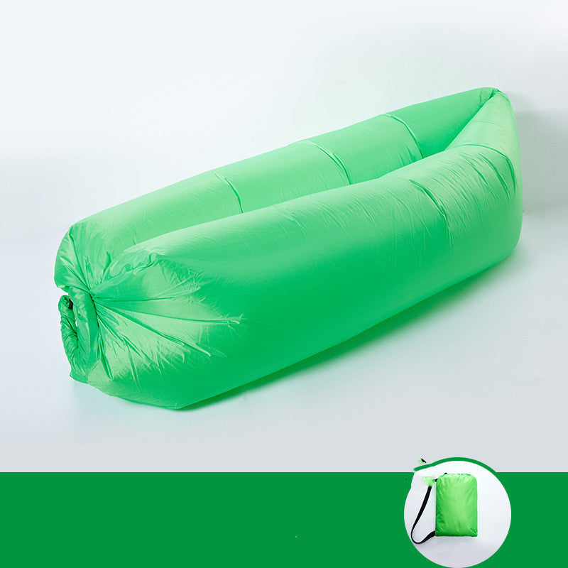 Camping Air Folding Lunch Break Net Celebrity Inflatable Pump Mattress Lazy Sofa Recliner Single Portable Outdoor