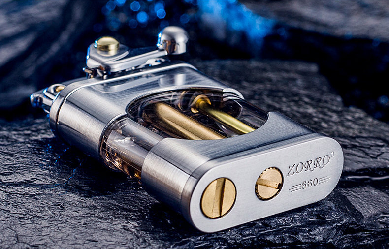 Kerosene Lighter For Transparent Oil Bin