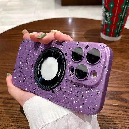 Applicable To Without Logo Magnetic All-inclusive Phone Case Glitter Splash Ink Protective Sleeve