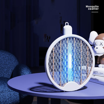 USB Electric Shock Charging Folding Mosquito Swatter