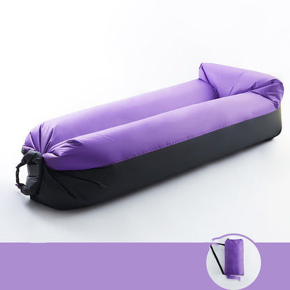 Camping Air Folding Lunch Break Net Celebrity Inflatable Pump Mattress Lazy Sofa Recliner Single Portable Outdoor