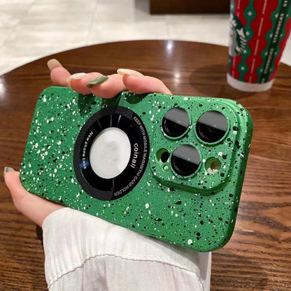 Applicable To Without Logo Magnetic All-inclusive Phone Case Glitter Splash Ink Protective Sleeve