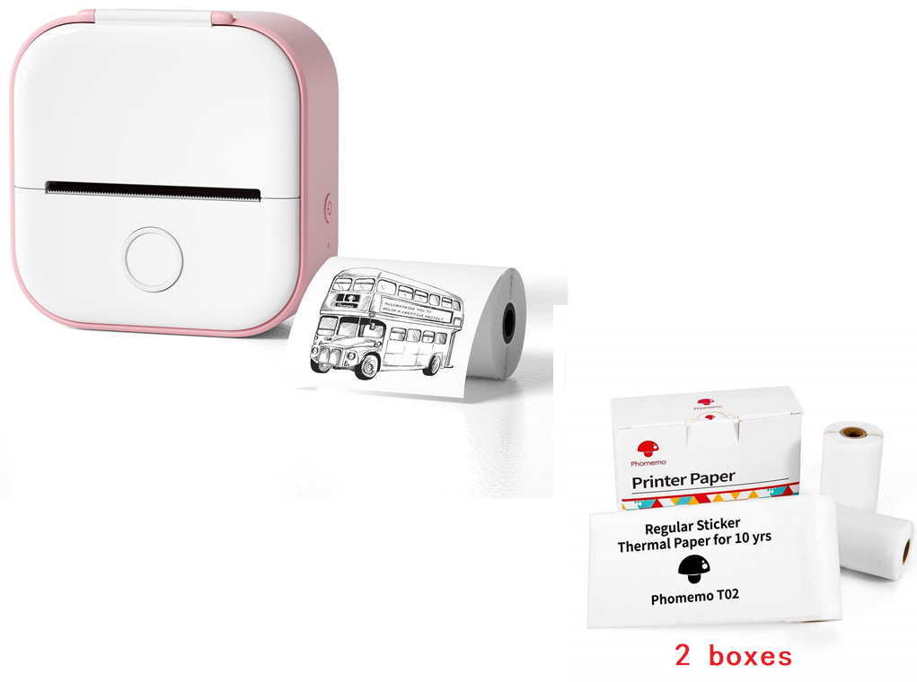 Portable Mini Thermal Label Printer