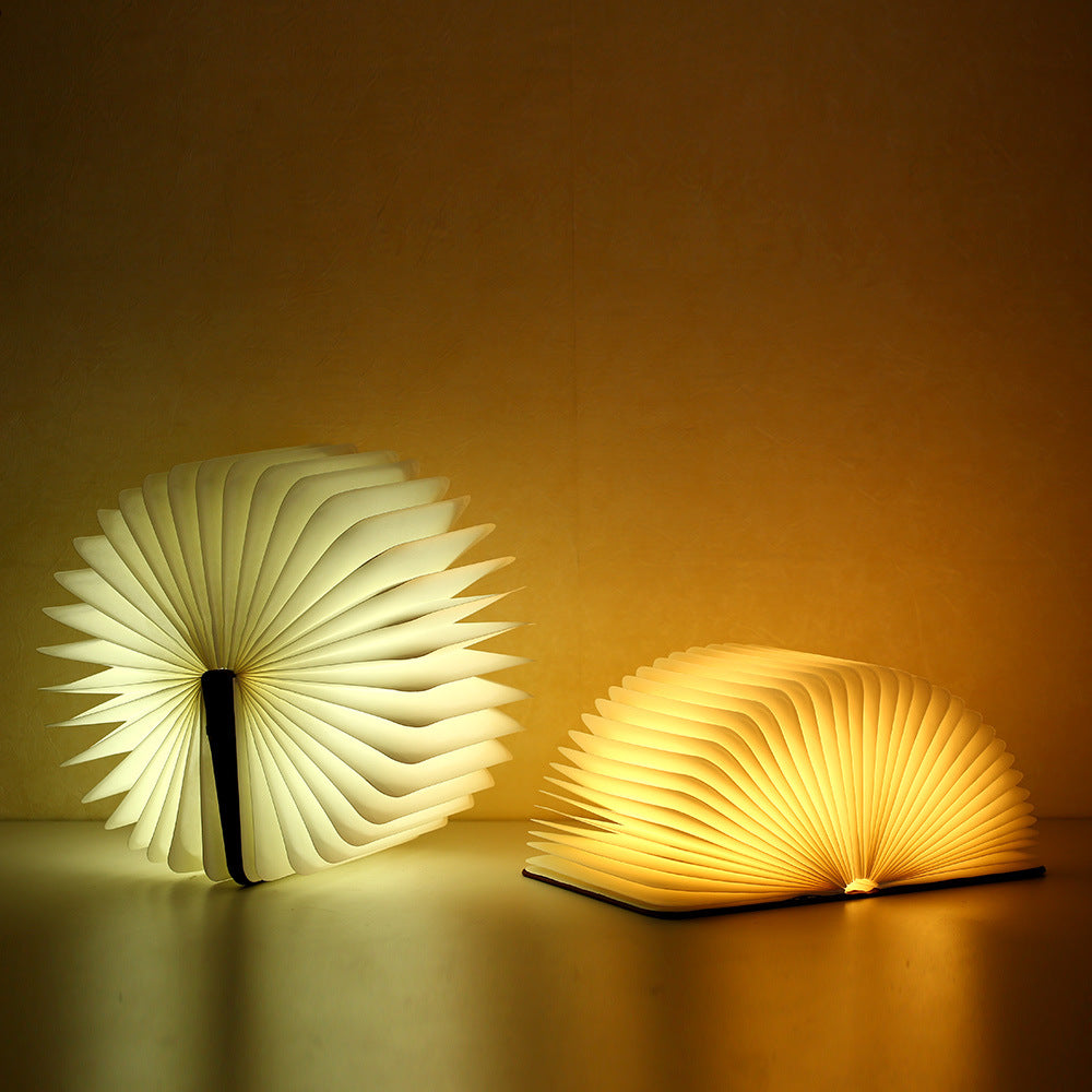Bedroom Rechargeable Bedside Lamp  Turning And Folding