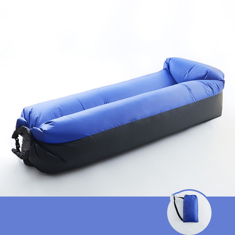 Camping Air Folding Lunch Break Net Celebrity Inflatable Pump Mattress Lazy Sofa Recliner Single Portable Outdoor