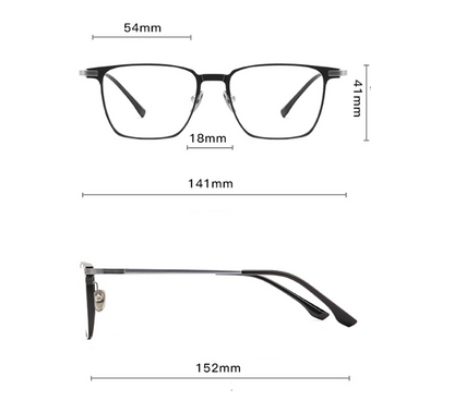 Magnetic Aluminum Magnesium Set Mirror Three Uses Pure Titanium Near-vision Frame Polarizing Sunglasses