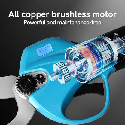 21V Cordless Pruner Brushless Motor Electric Pruning Shear 32mm Efficient Fruit Tree Bonsai Pruning Branches Cutter Tool