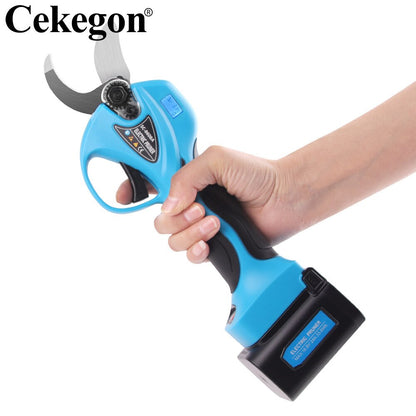 21V Cordless Pruner Brushless Motor Electric Pruning Shear 32mm Efficient Fruit Tree Bonsai Pruning Branches Cutter Tool