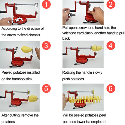Potato and fruit peeling tool
