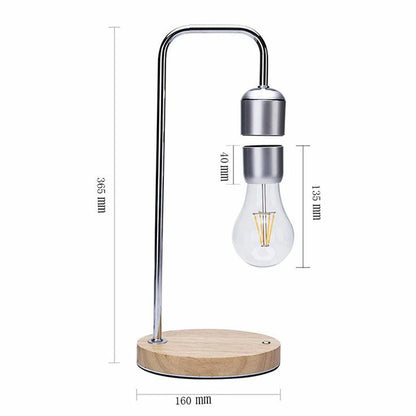 Creative Magnetic Suspension Table Lamp With Mobile Phone Wireless Charging Base LED Night Light Home Desktop Decoration Lamp