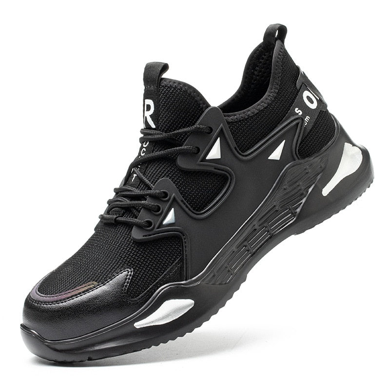 Men Four Seasons Safety Shoes Are Light and Comfortable Steel Toe Cap Anti-piercing Industrial Outdoor Work Shoe Foot Protection