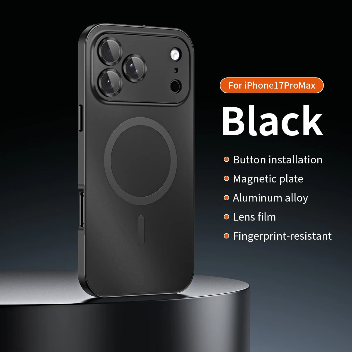Fashion Aluminum Metal Magnetic Case For iPhone16 17 Pro Max 15Pro 14 13 12 Magsafe Wireless Charging Glass Lens Backboard Cover