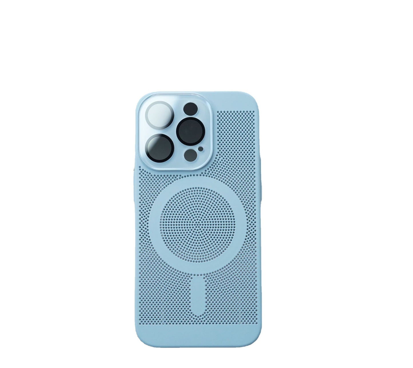 Crystal Fine Hole Heat Dissipation Magnetic Suction Phone Case