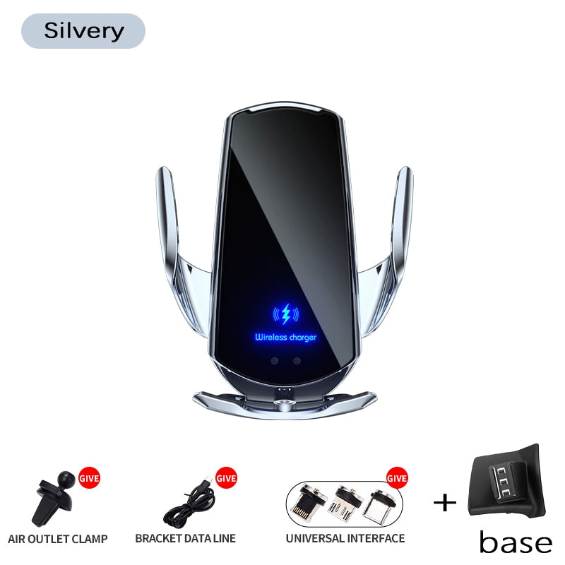 Car Phone Holder For Mercedes Benz 2008 2009 2010 C Class W204 Wireless Charger USB Infrared Fast Charging