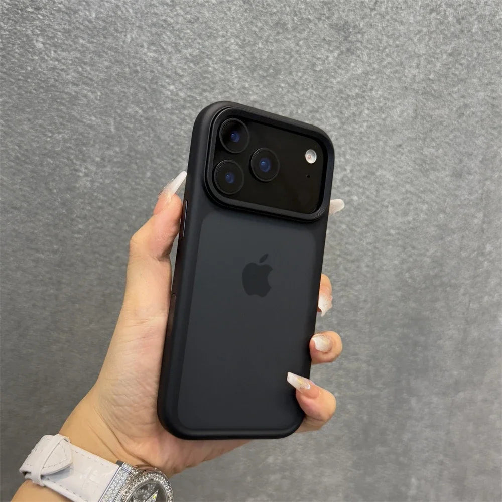 With Camera Control Button Case for iPhone 17 Pro Max 17Pro Slim Matte Translucent PC TPU Shockproof Cover for iPhone 17 Air