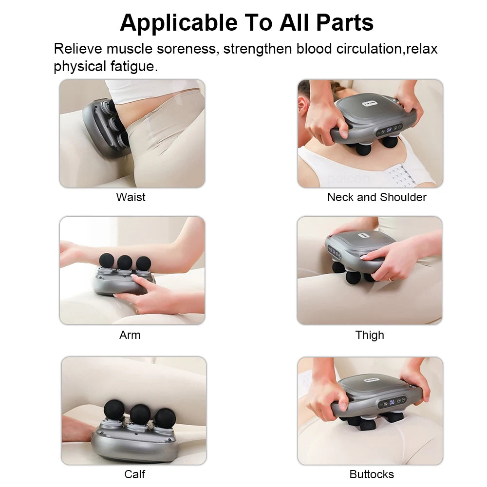 6 HEADS HIGH FREQUENCY MASSAGER