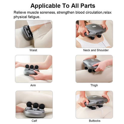 6 HEADS HIGH FREQUENCY MASSAGER