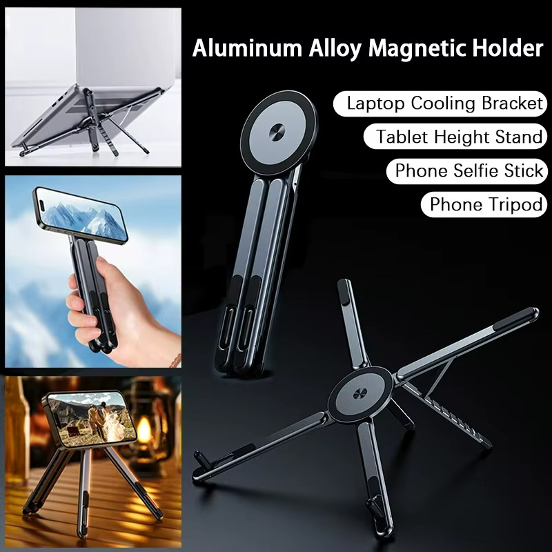 Aluminum Alloy Laptop Stand Bracket Desktop Vertical Folding