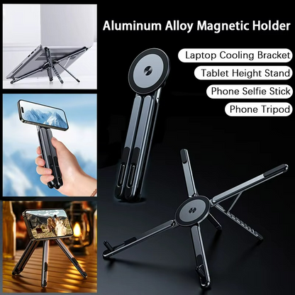 Aluminum Alloy Laptop Stand Bracket Desktop Vertical Folding