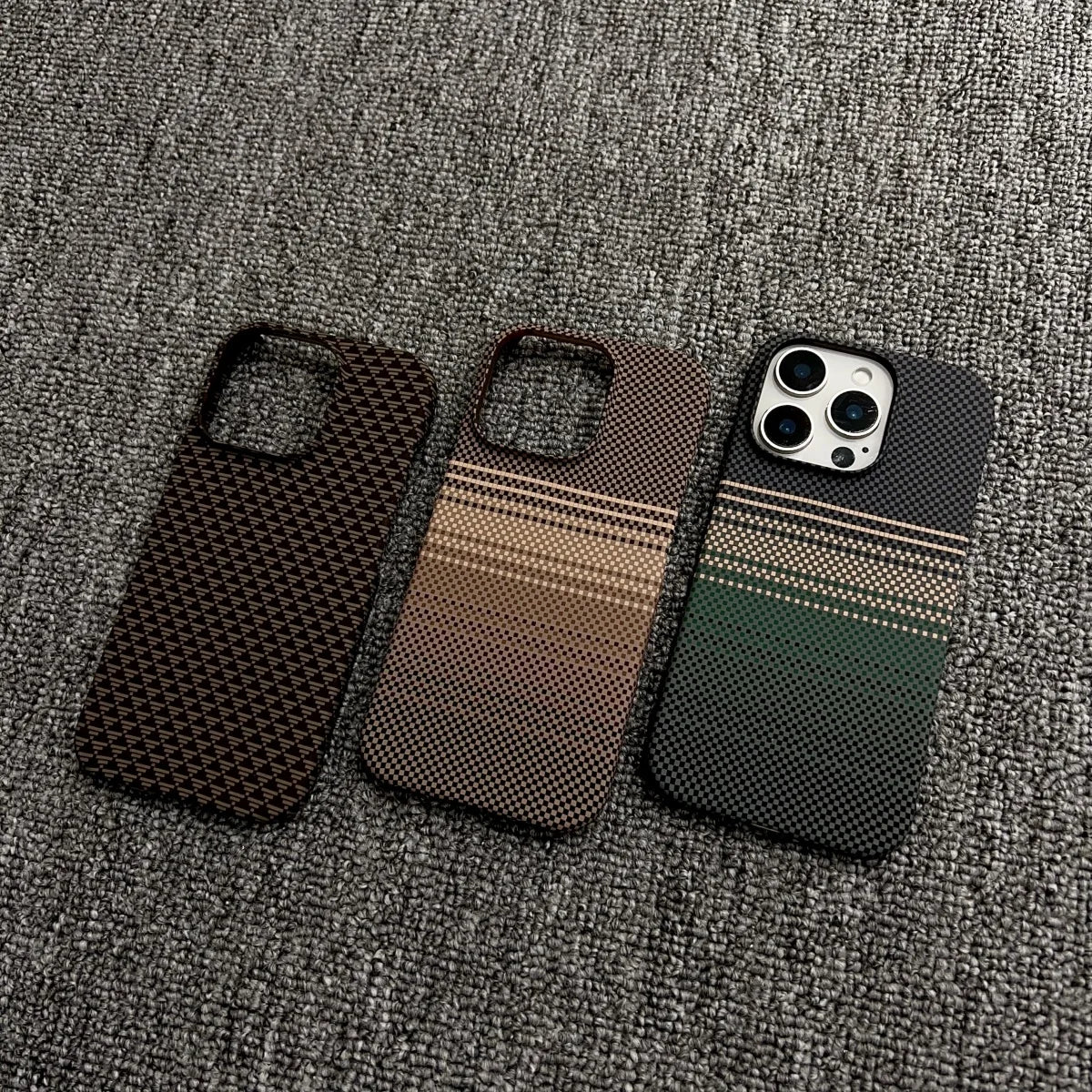 Slim Frameless Carbon Fibre Sunset PC For Magsafe Magnetic Case For iPhone 17 Air 16 Plus 15 14 13 12 Pro Max Shockproof Cover