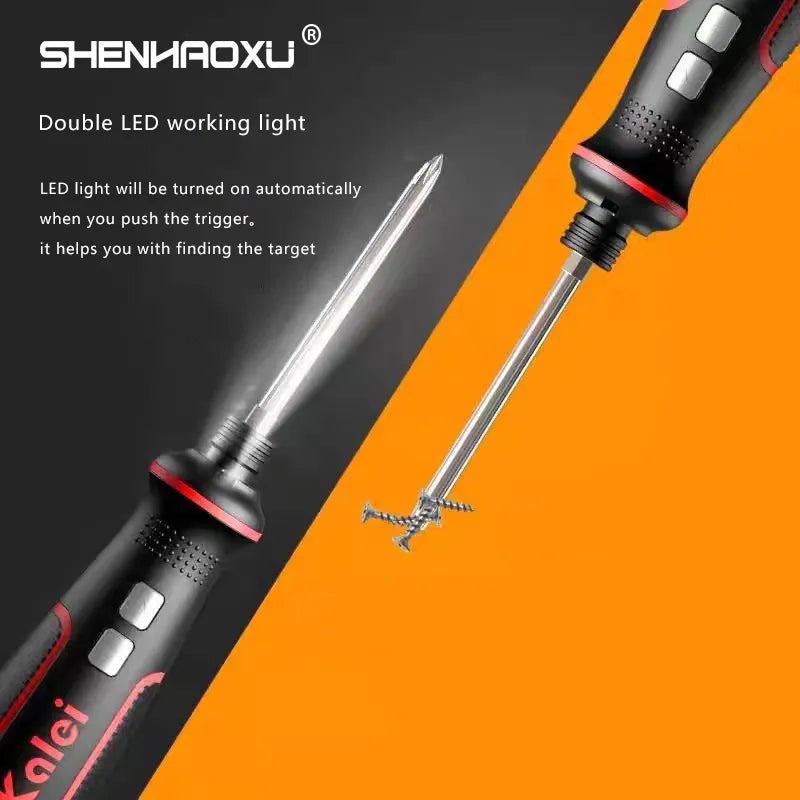 Super Torque Mini Electric Screwdriver Mini Drill 4.2v 2000mah Lithium Battery Replace Traditional Screwdriver  Power Tools LED