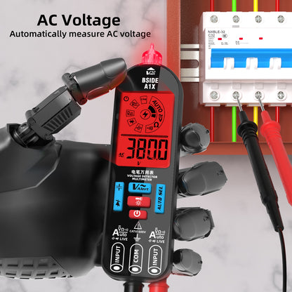 Voltage Tester Digital Voltmeter Non-Contact Electrician Pen Detector Voltmeter Ac Live Wire Test Diode Meter USB Rechargeable