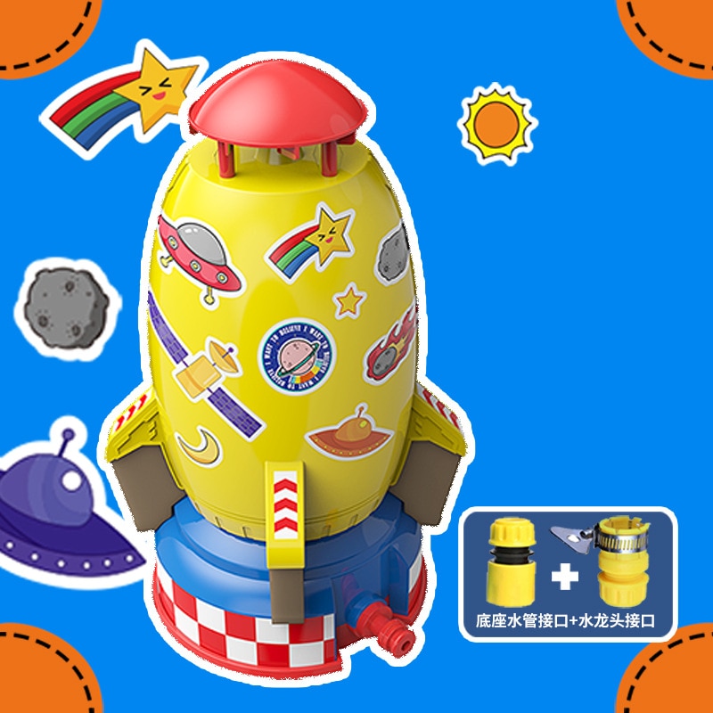 Rocket Launcher Toys Outdoor Rocket Water Pressure Lift Sprinkler Toy Fun Interaction In Garden Lawn Water Spray Toys for Kids