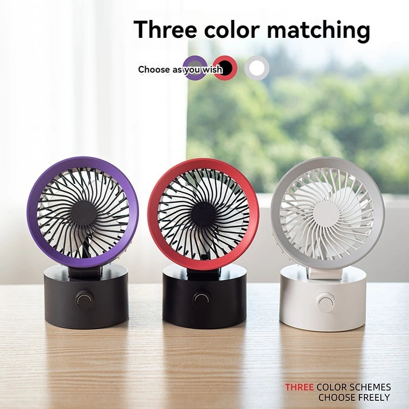 Desktop fan, small dormitory USB small fan, rechargeable fan, portable portable portable office clip on electric fan, student
