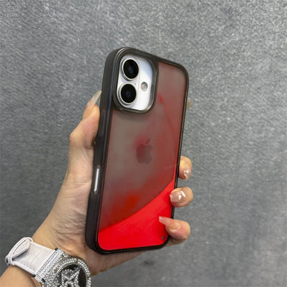 Luxury Luminous Quicksand Transparent Phone Case For iPhone 16 15 14 13 Pro Max