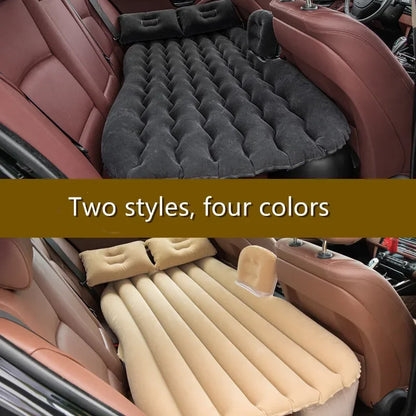 Multifunctional PVC Flocking inflatable car mattress car accessories inflatable bed travel goods