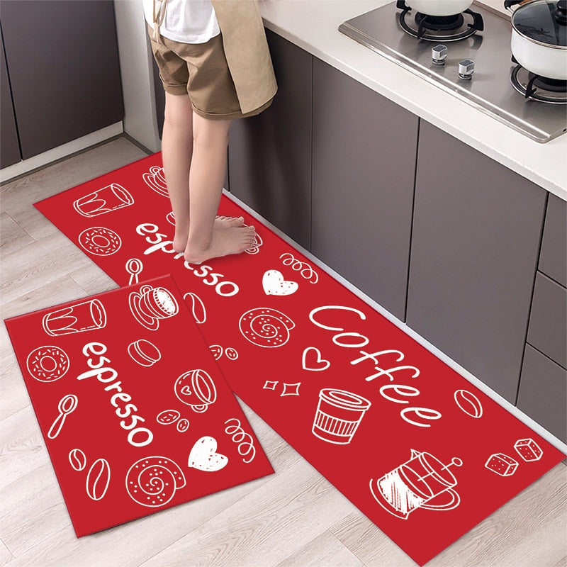 Fashion Simple Nordic Style Kitchen Mat Floor Carpet House Hold Long Strip Door Modern Home Decor