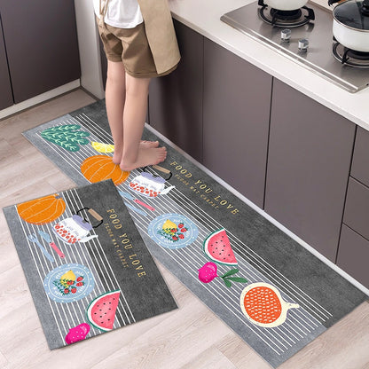 Fashion Simple Nordic Style Kitchen Mat Floor Carpet House Hold Long Strip Door Modern Home Decor
